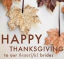 Thanksgiving Wedding Ideas